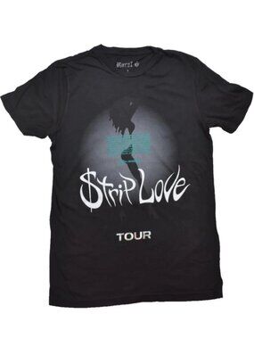 Karol G Strip Love Tour Silhouette Adult Black Official Merch Shirt New XS-2XL